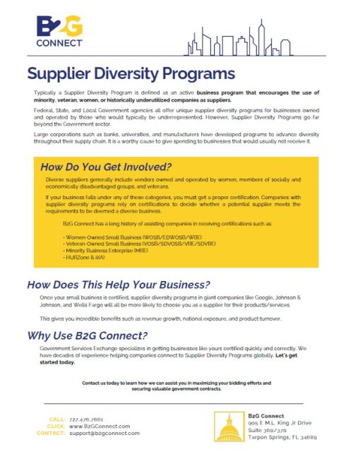 Supplier-diversity